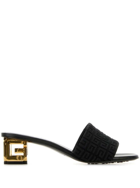 Black G Cube Mules