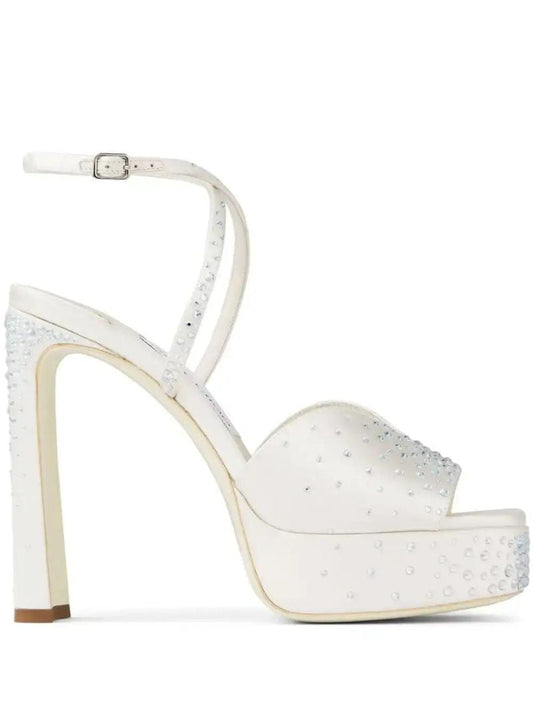 White 125mm Karli Sandals