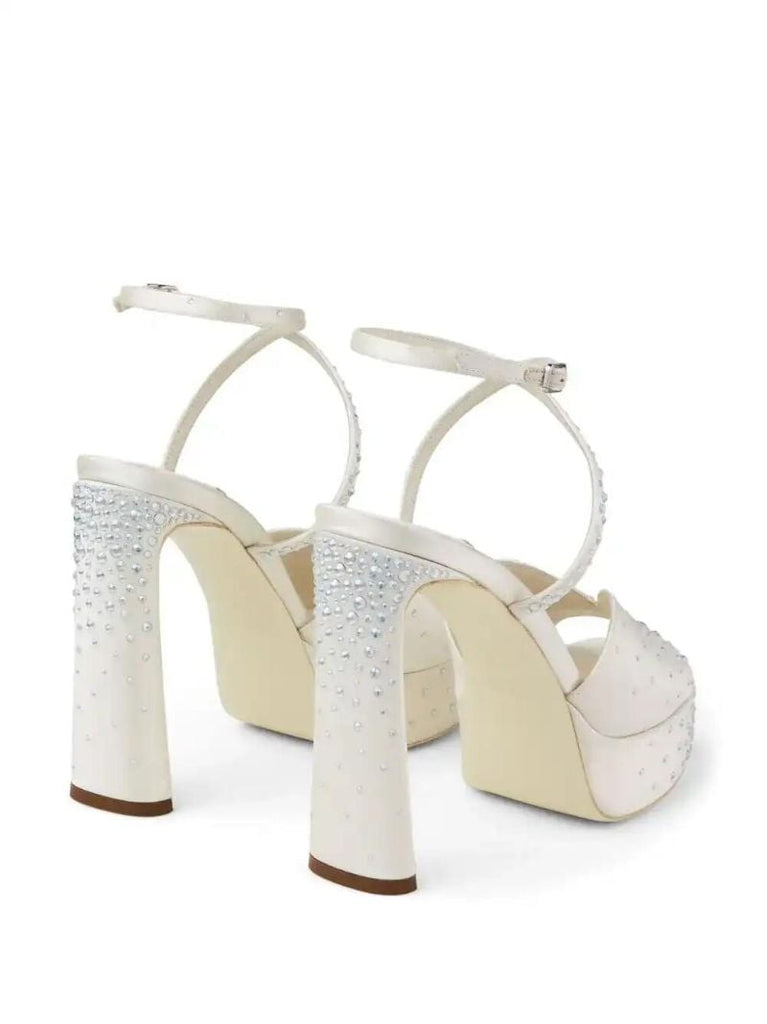 White 125mm Karli Sandals