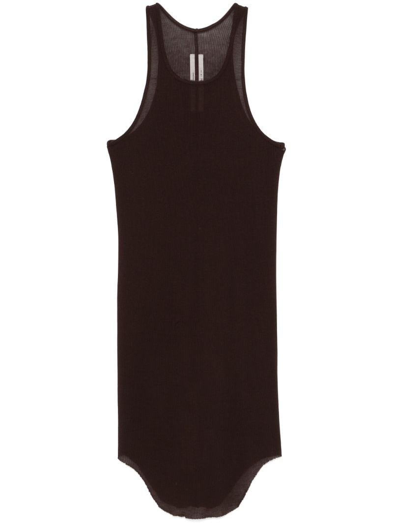 Fine-ribbed Tank Top