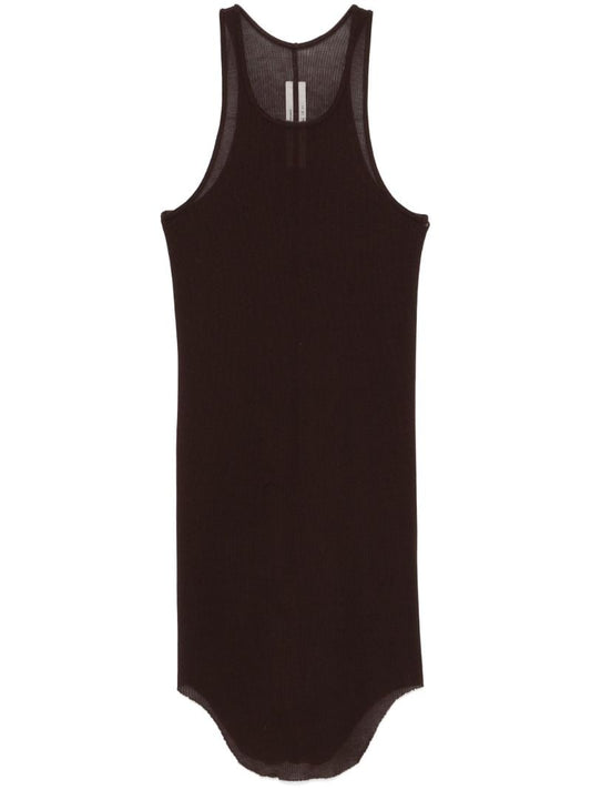 Fine-ribbed Tank Top