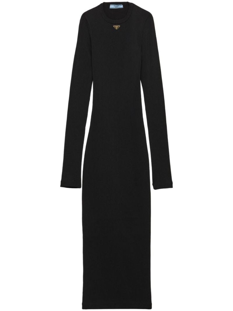 Ribbed-knit Midi Dress