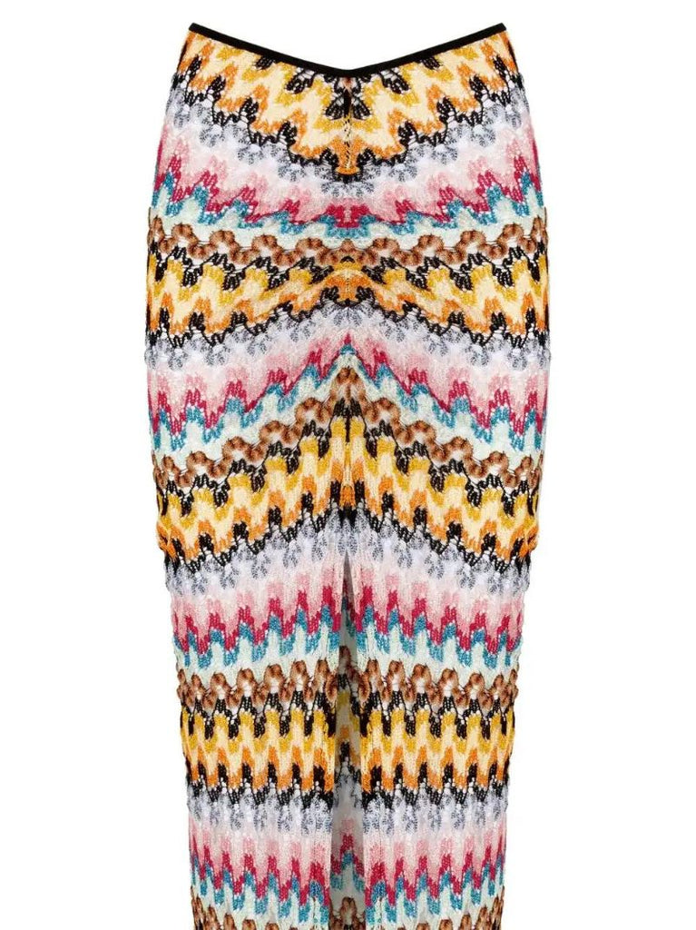Yellow Zigzag Skirt