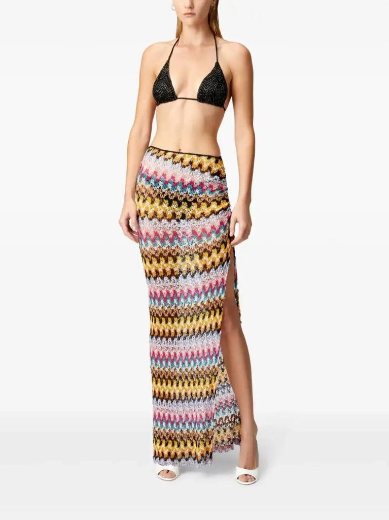 Yellow Zigzag Skirt