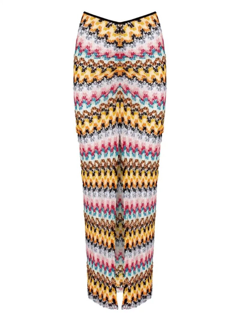 Yellow Zigzag Skirt