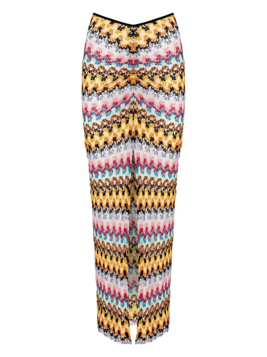 Yellow Zigzag Skirt