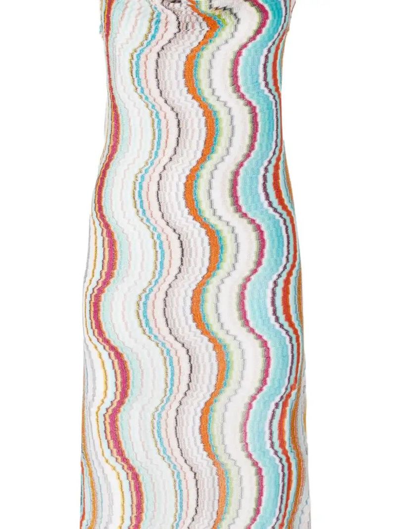 White Long Wave Dress