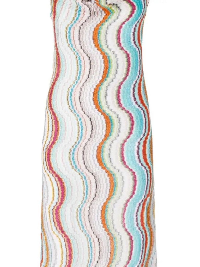 White Long Wave Dress
