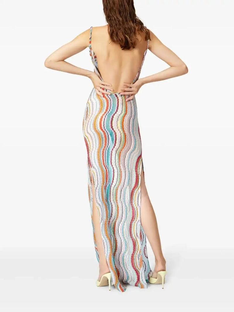 White Long Wave Dress