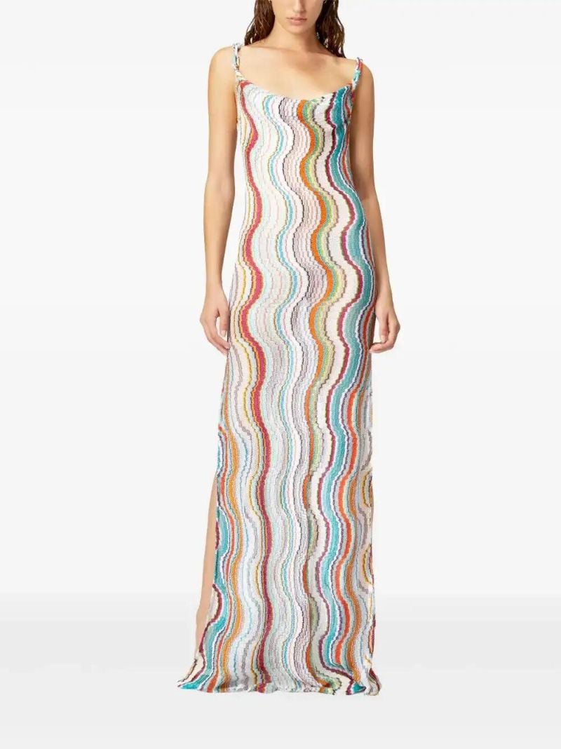 White Long Wave Dress