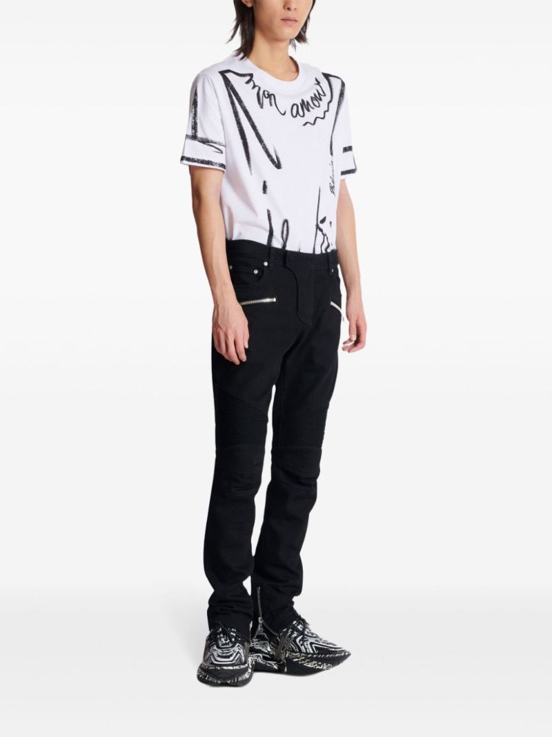 Slim-fit Biker Jeans