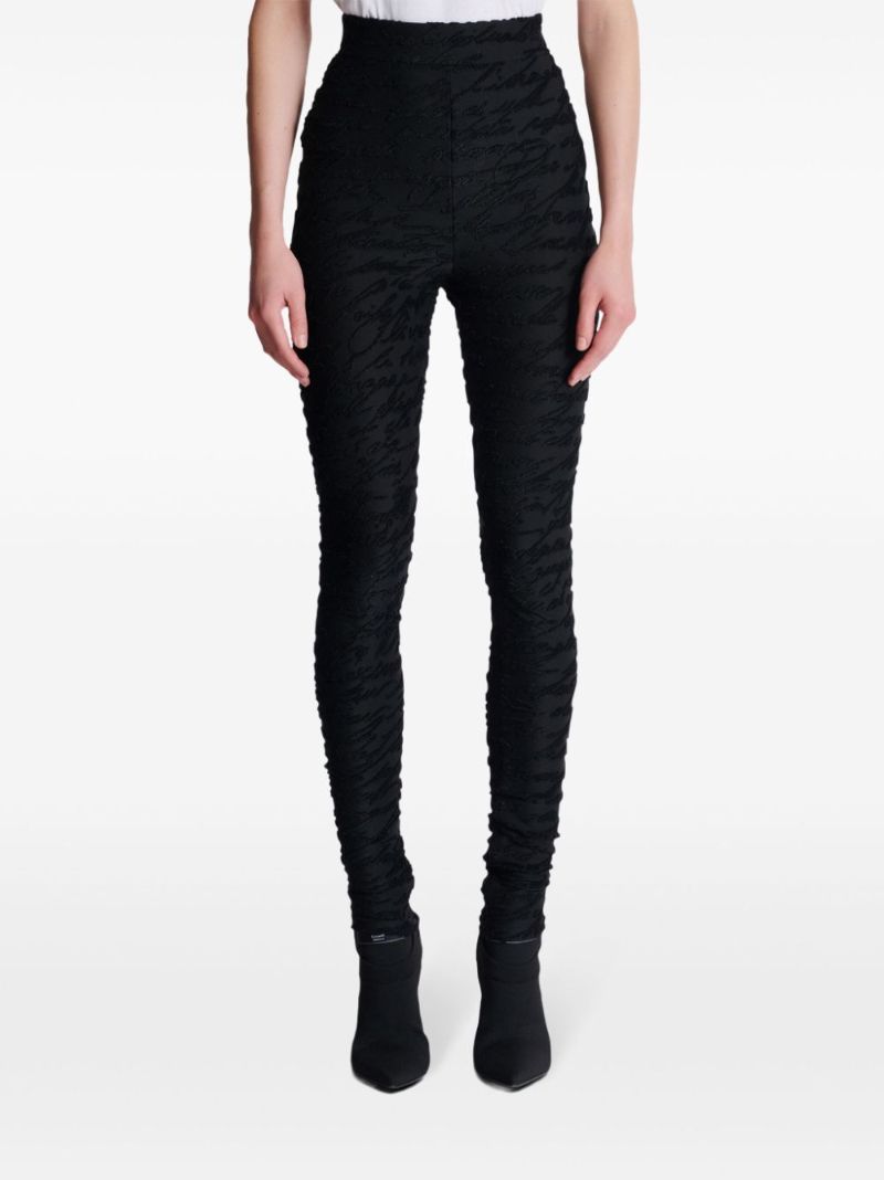Monogram-jacquard Leggings