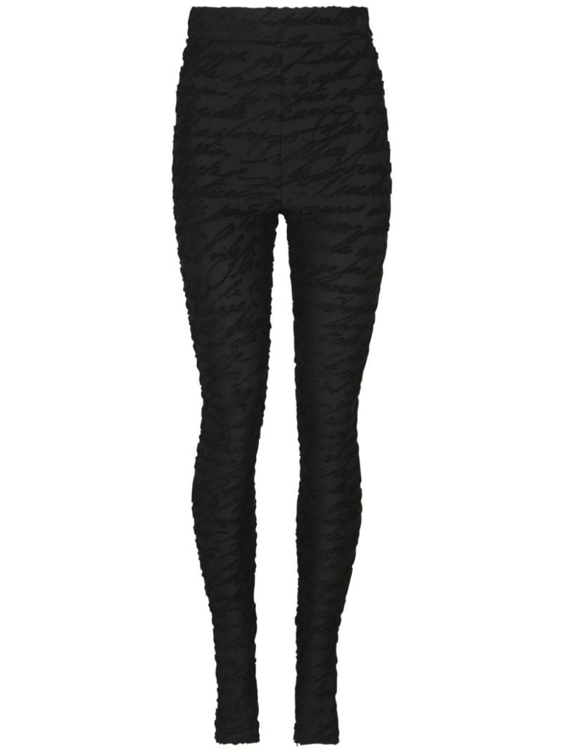 Monogram-jacquard Leggings