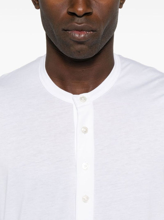 Button-placket T-shirt