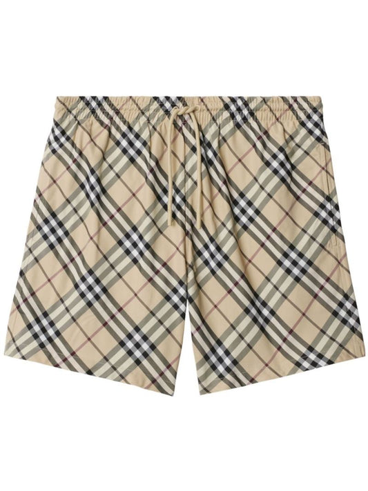 Checked Swim Shorts
