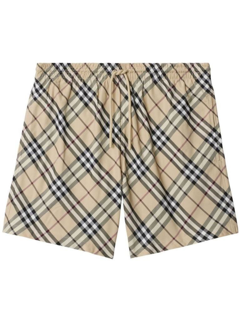 Checked Swim Shorts