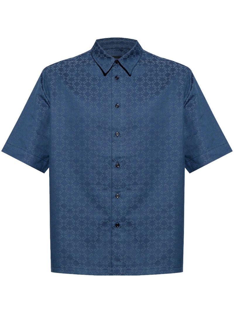 Monogram-pattern Shirt