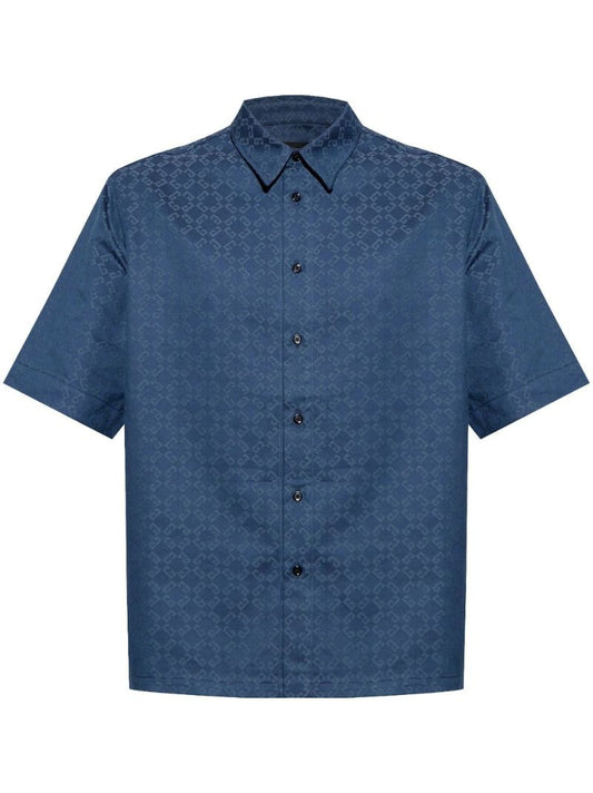 Monogram-pattern Shirt
