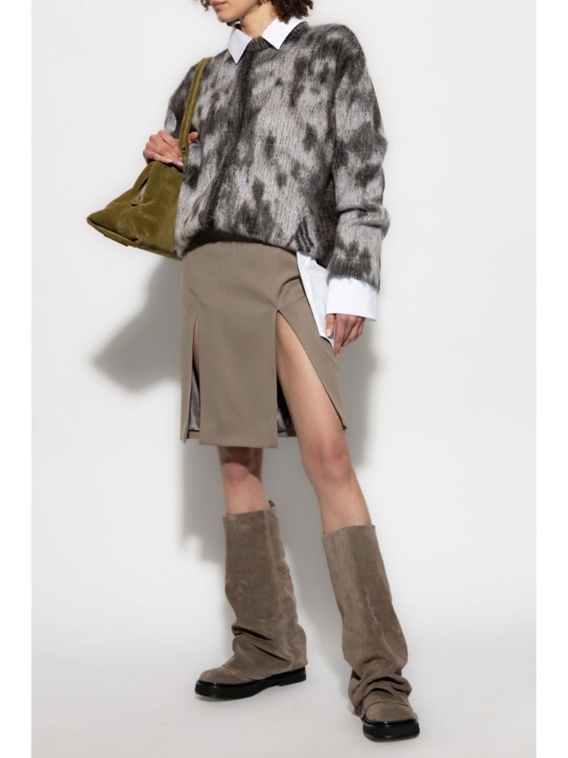 Jacquard-knit Sweater