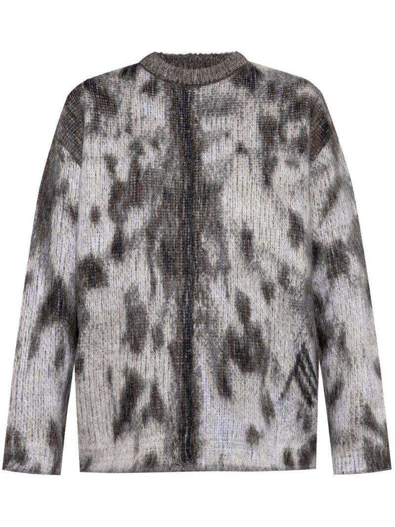 Jacquard-knit Sweater