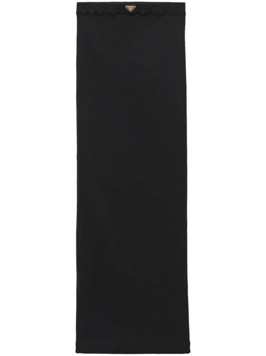 Triangle-logo Midi Skirt