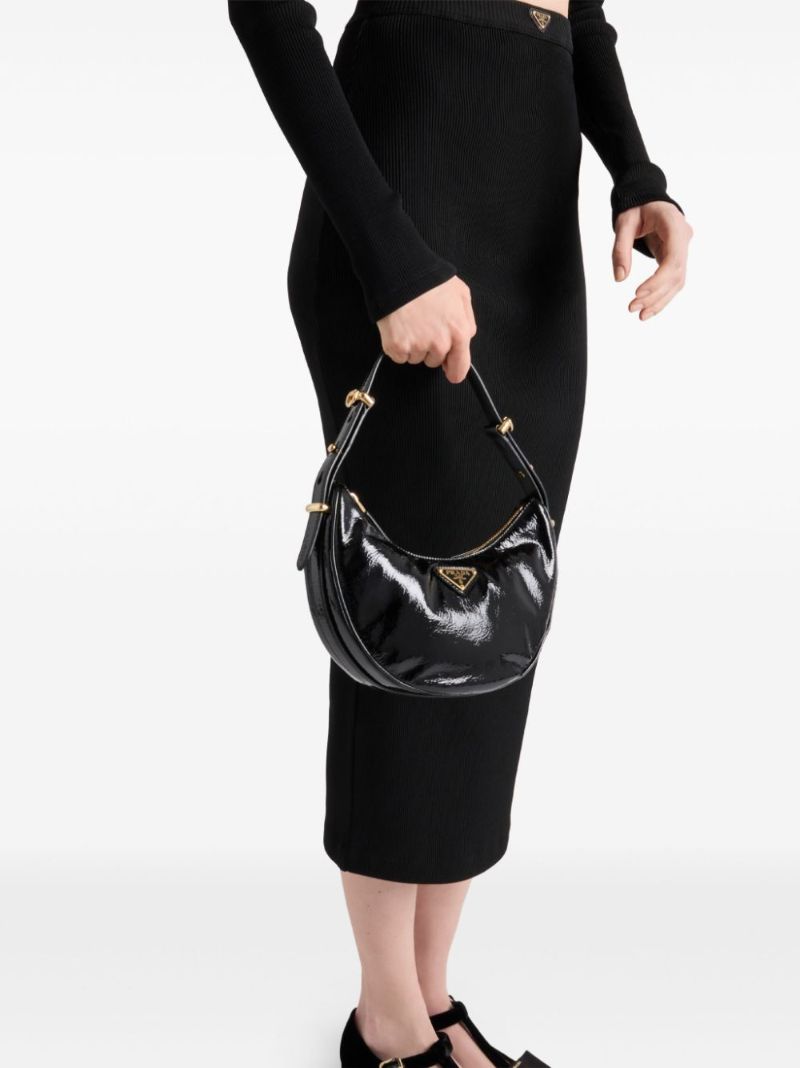 Triangle-logo Midi Skirt