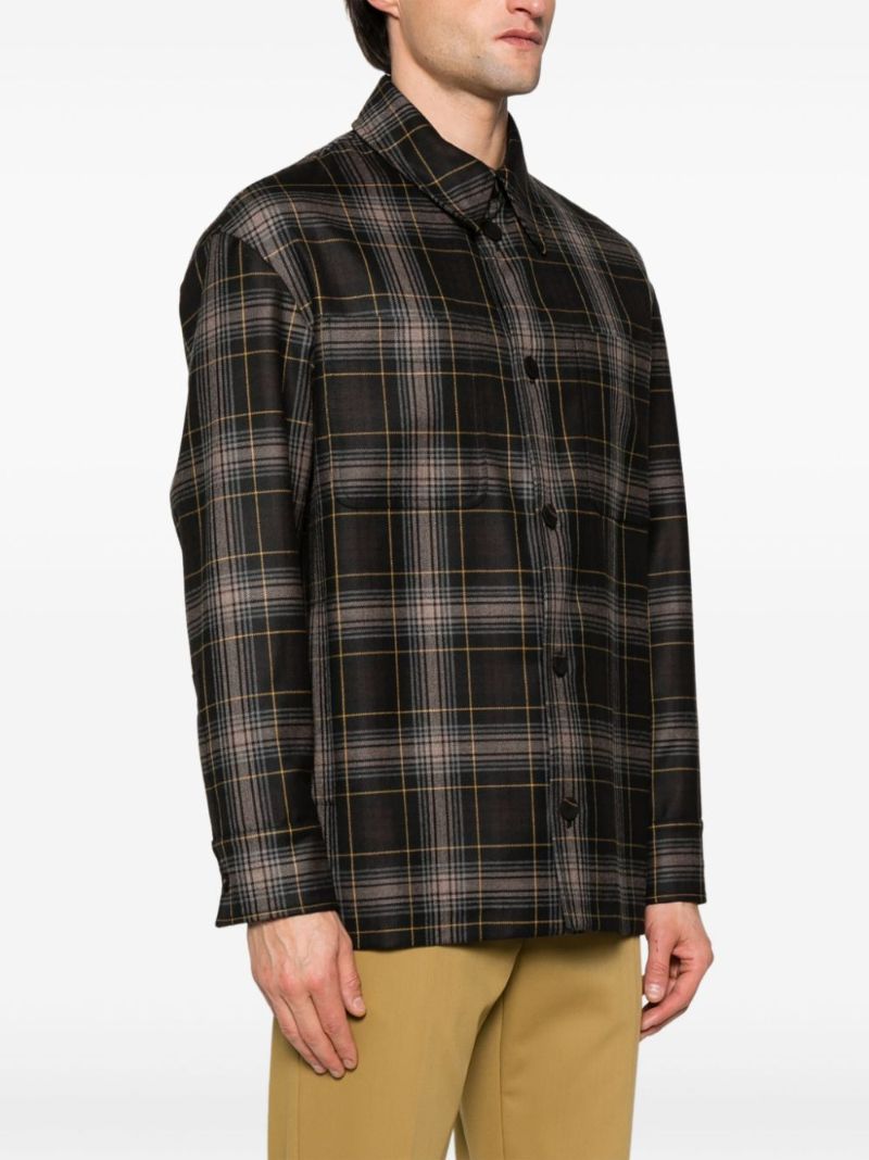 Brown Tartan-check Jacket