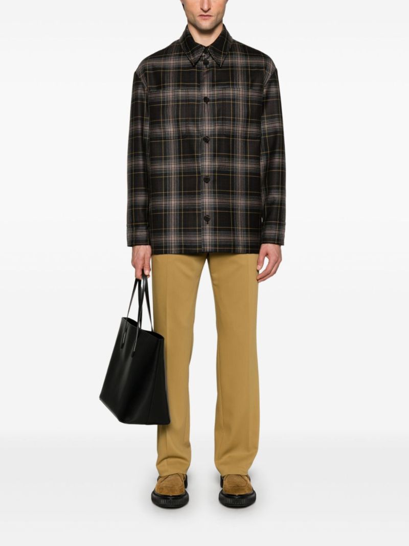 Brown Tartan-check Jacket