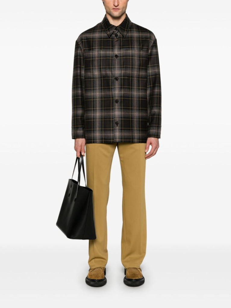 Brown Tartan-check Jacket