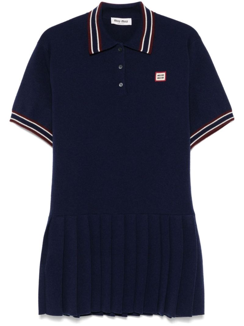 Logo-patch Mini Dress