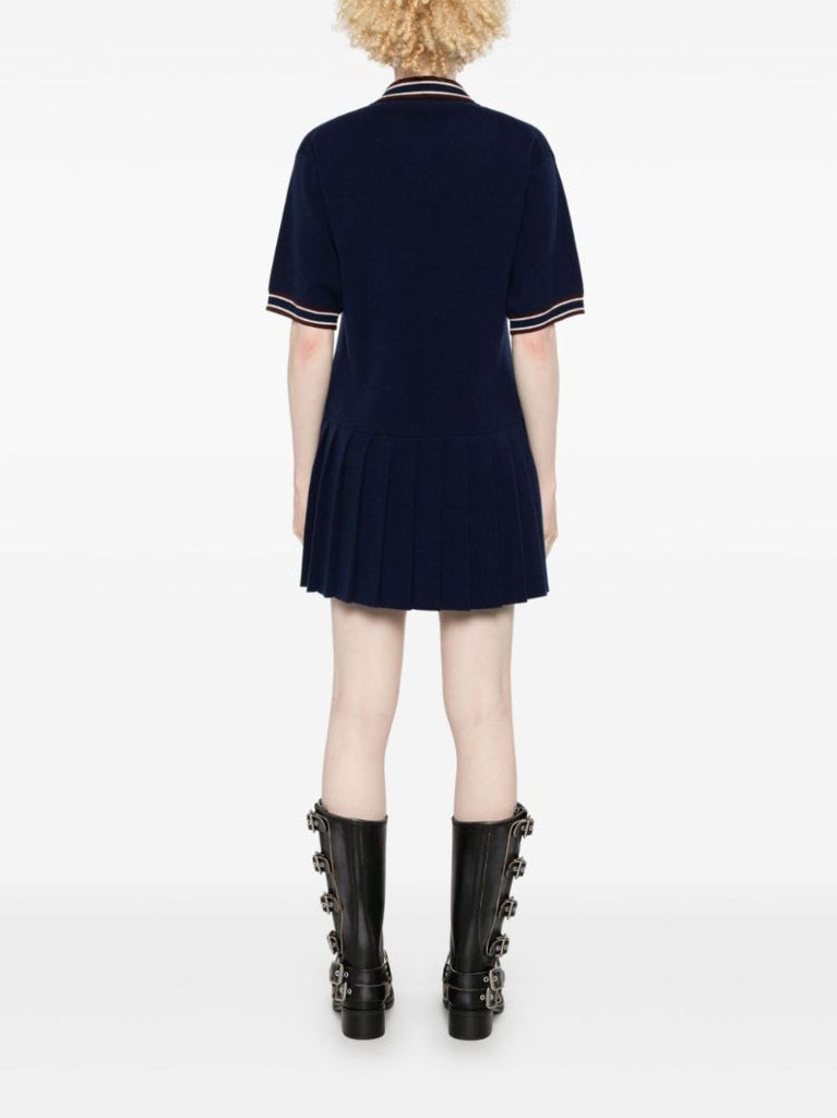 Logo-patch Mini Dress