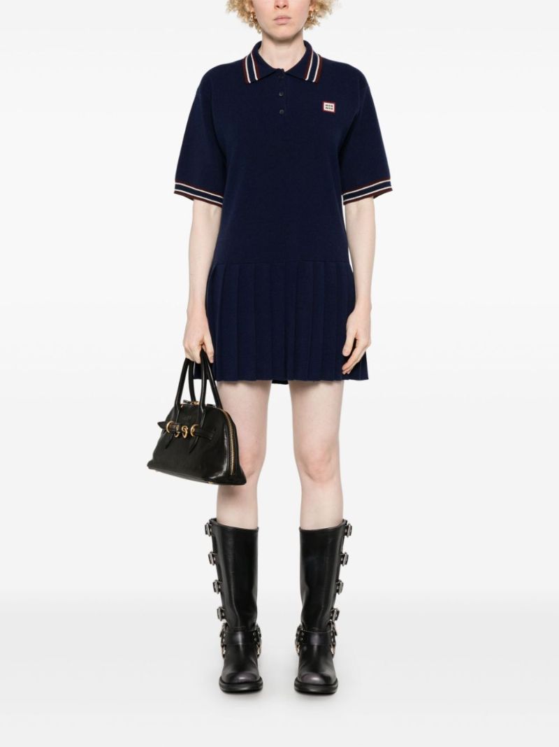 Logo-patch Mini Dress