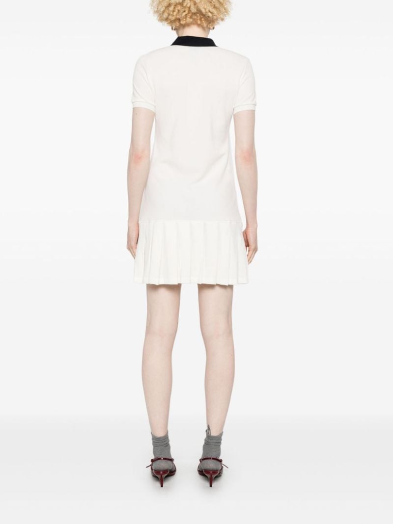 Logo-embroidered Mini Dress