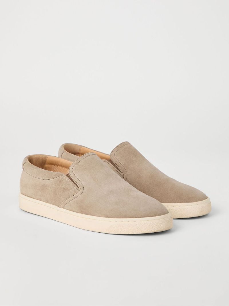 Suede Loafers