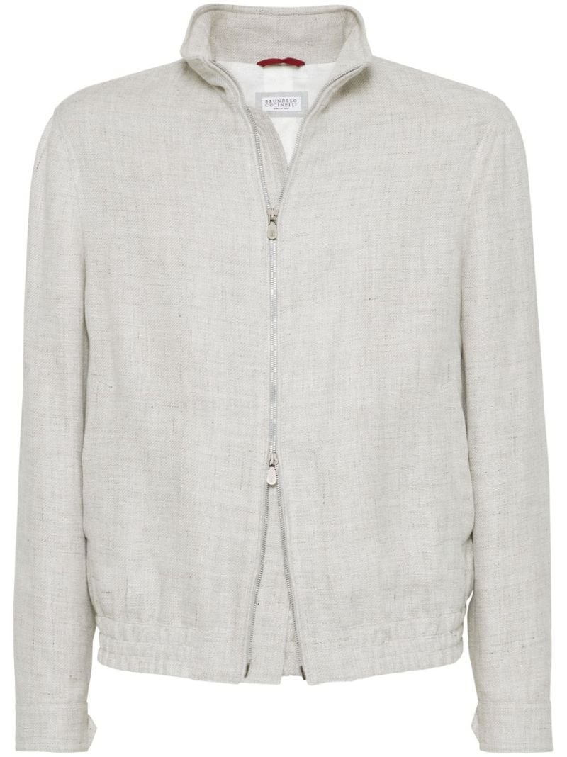 Zipped Bomber Jacket
