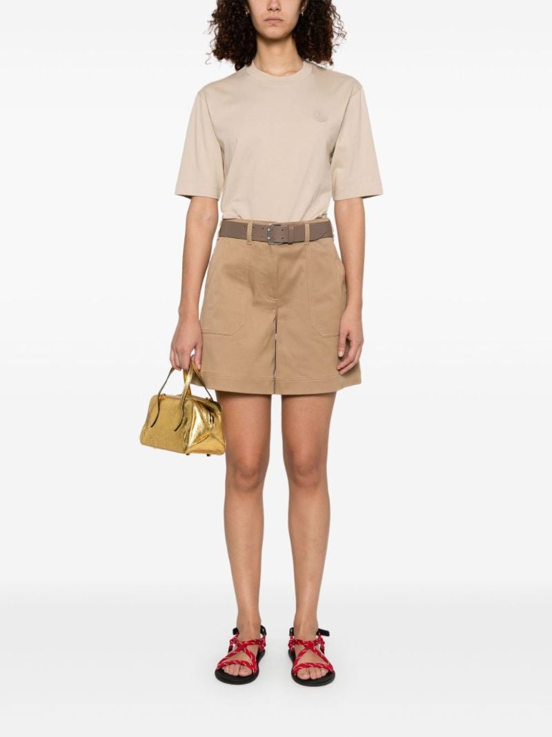 Gabardine-weave Bermuda Shorts