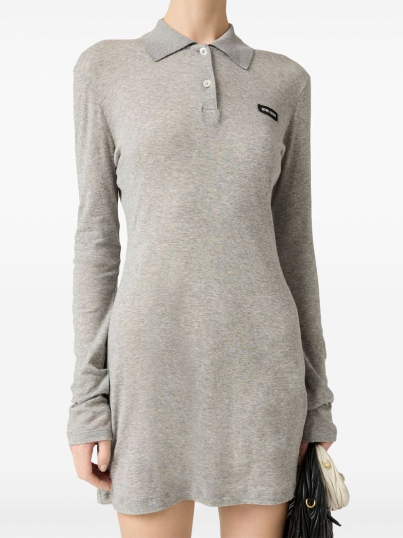 Ribbed-knit Mini Dress