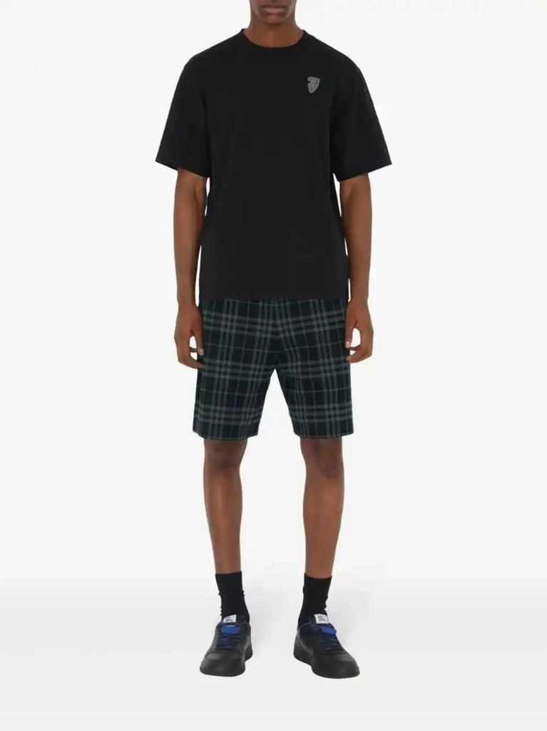 Blue Checked Shorts