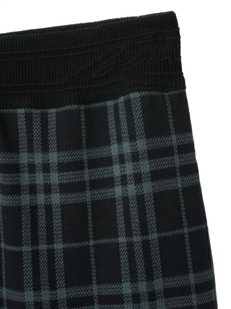 Blue Checked Shorts