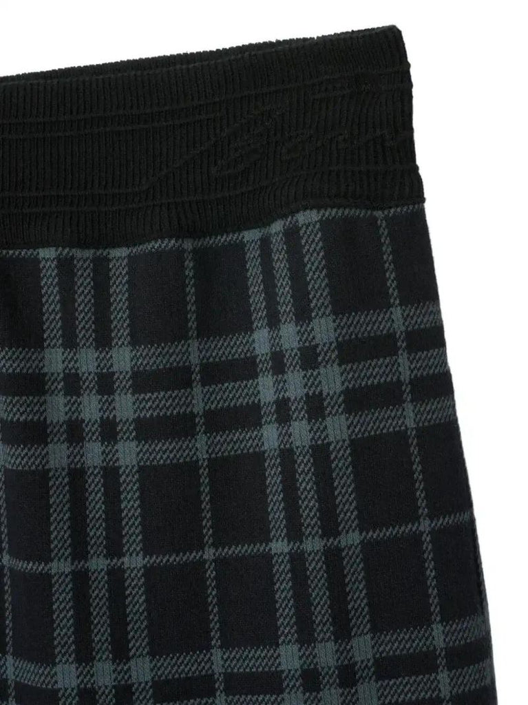 Blue Checked Shorts