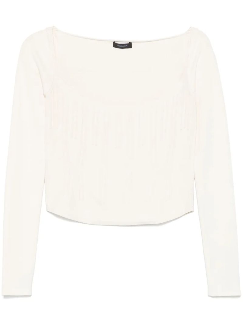 Neutrals Boned-bodice Top