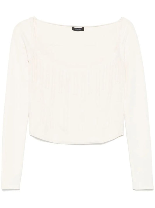 Neutrals Boned-bodice Top
