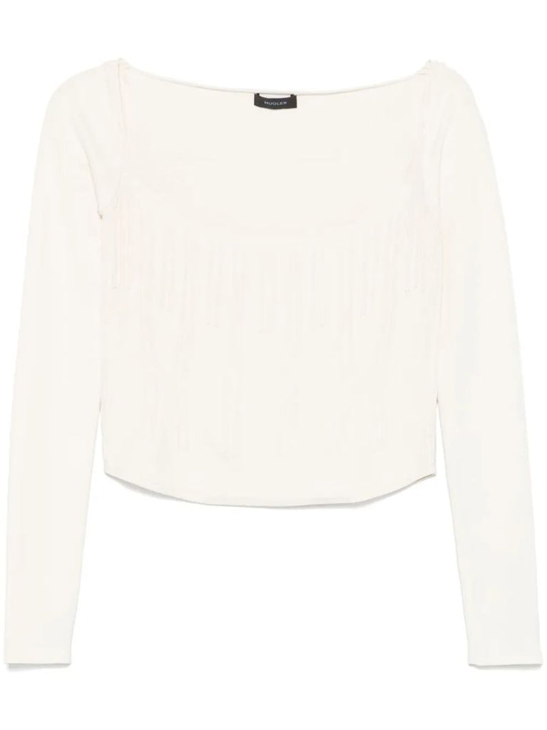 Neutrals Boned-bodice Top