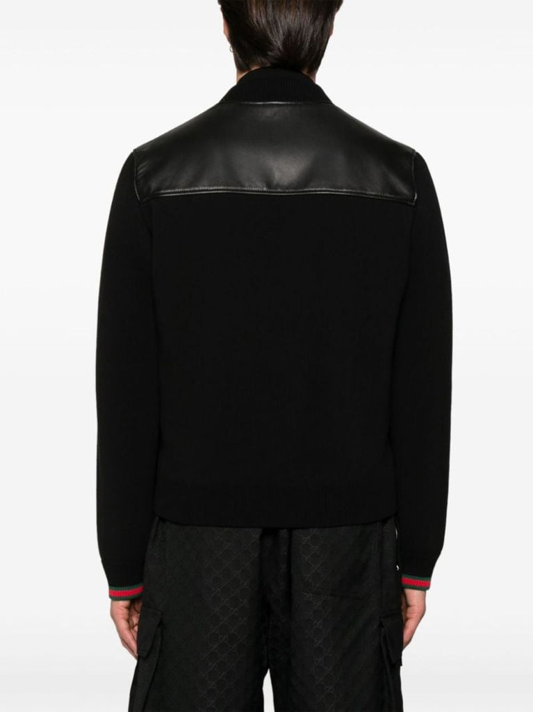 Leather Bomber Jacket