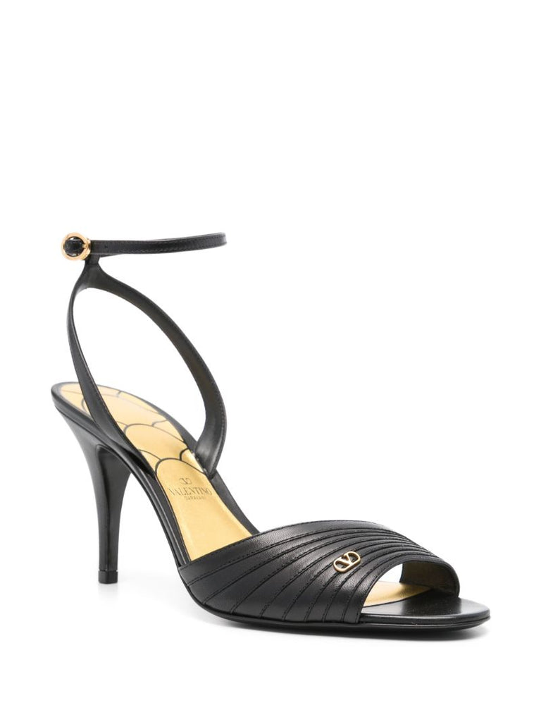 Black 85mm Ladycrush Sandals