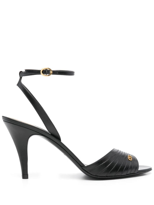 Black 85mm Ladycrush Sandals