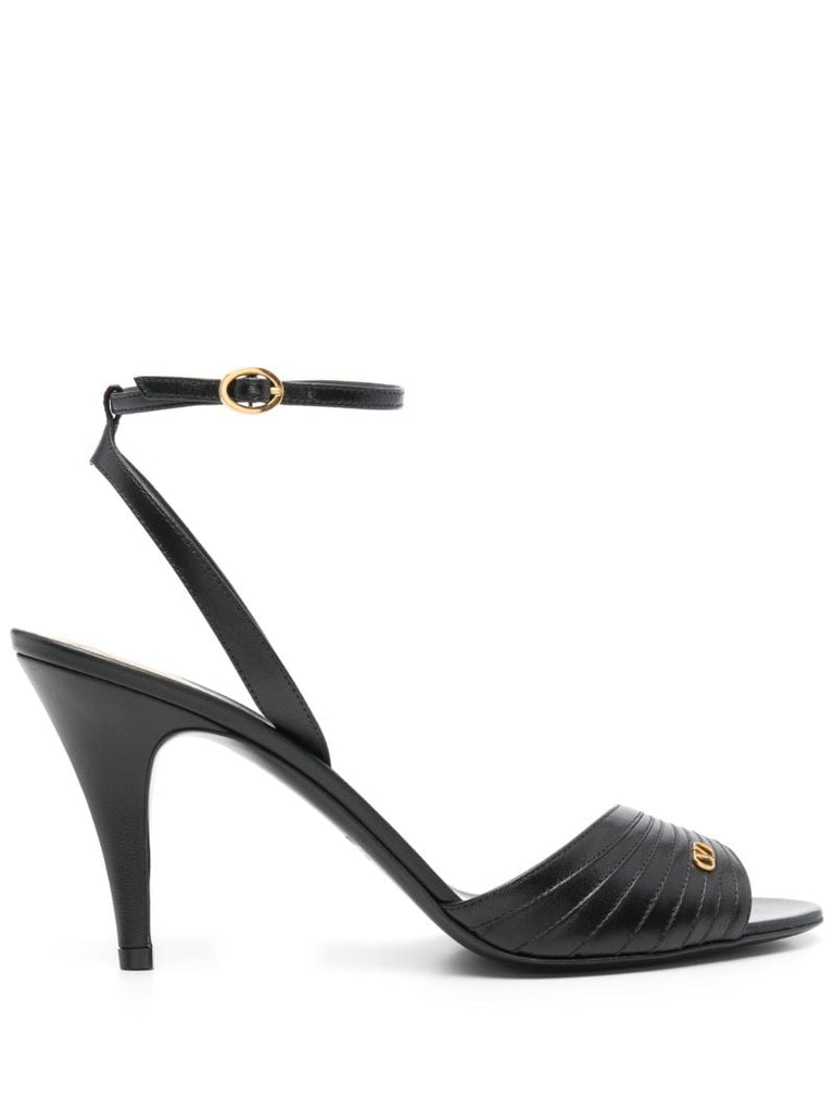 Black 85mm Ladycrush Sandals