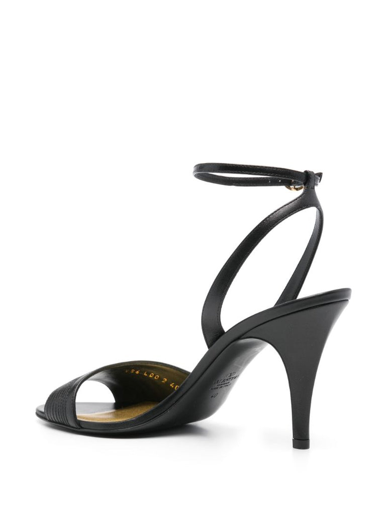 Black 85mm Ladycrush Sandals