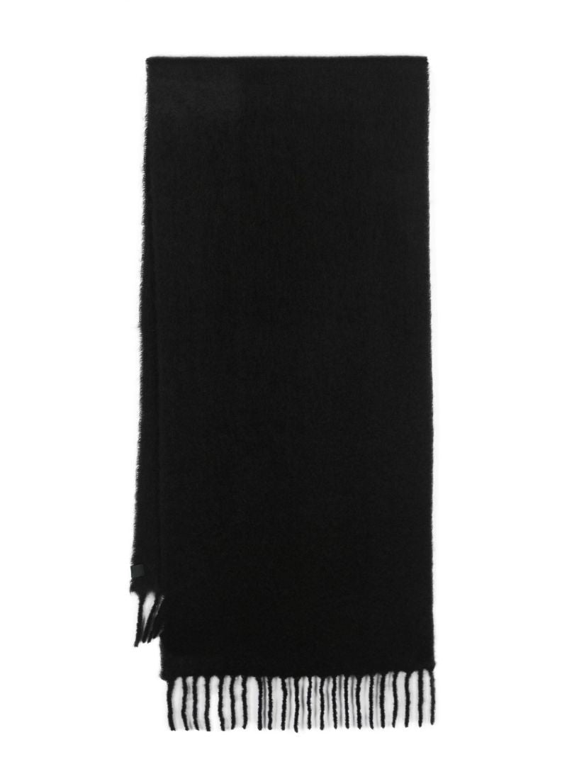 Black Fringed Scarf