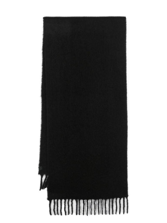 Black Fringed Scarf